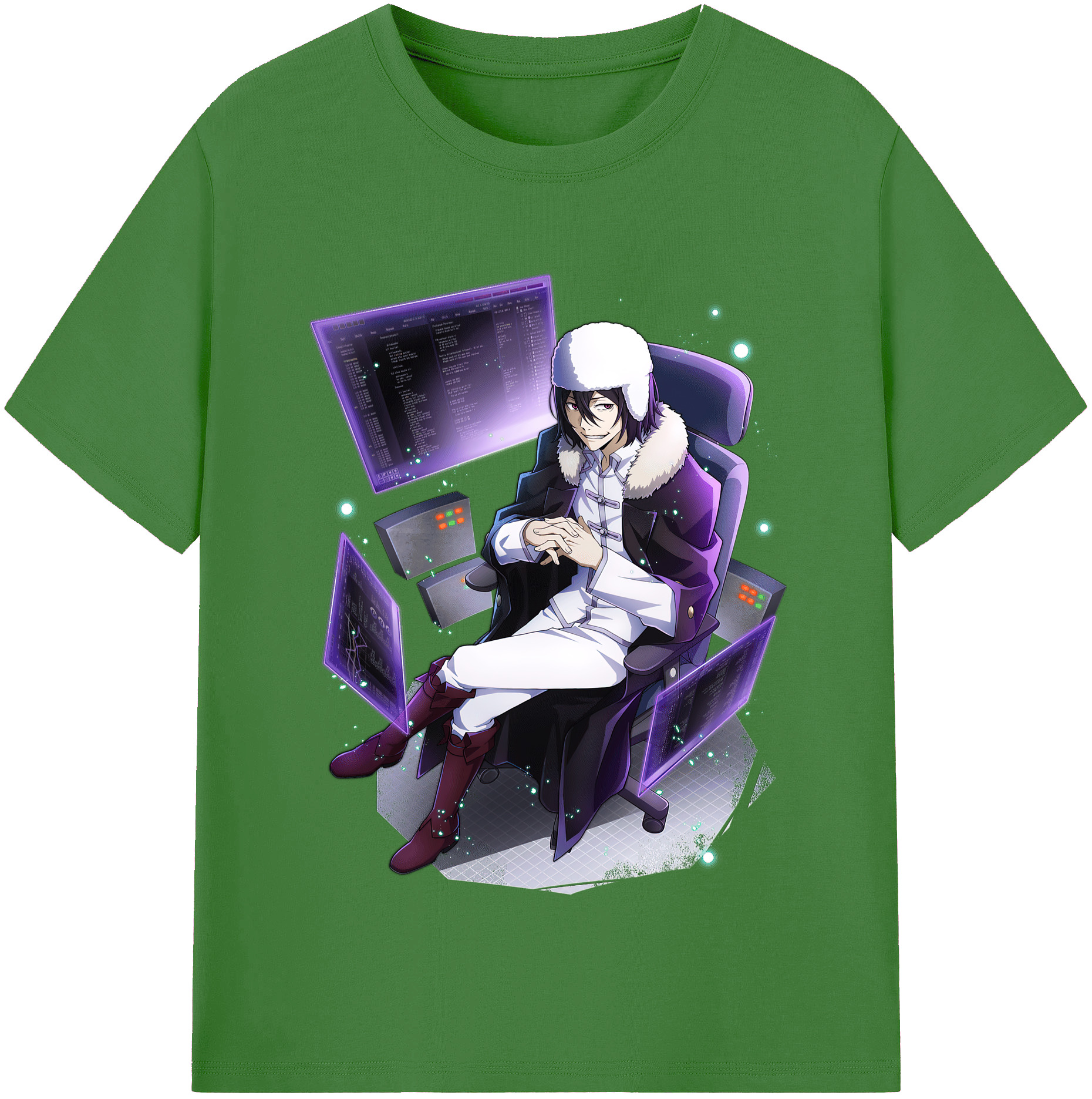 （画像用） 文豪ストレイドッグス Bungo Stray Dogs レディースカジュアルプリントTシャツ（綿100％）